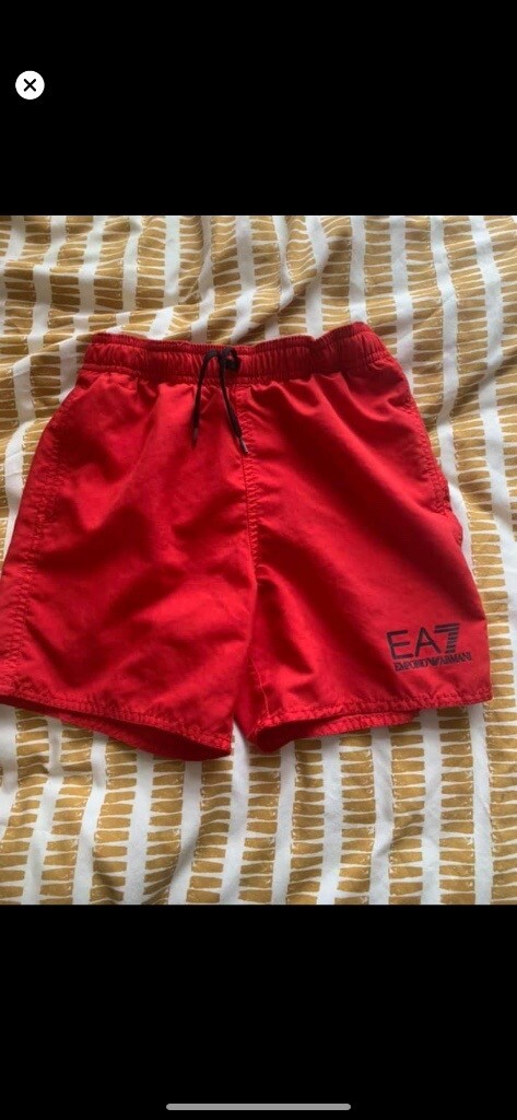 boys armani swim shorts